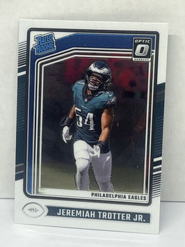Jeremiah Trotter Jr. (Eagles) 2024 Donruss Optic Rated Rookie #250