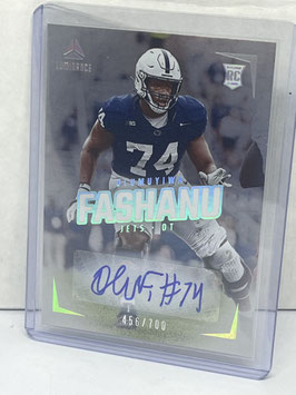 Olumuyiwa Fashanu (Penn State/ Jets) 2024 Luminance Autograph Silver #114