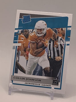 Collin Johnson (Texas/ Jaguars) 2020 DonrussRated Rookie #347