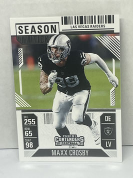 Maxx Crosby (Raiders) 2024 Contenders #52