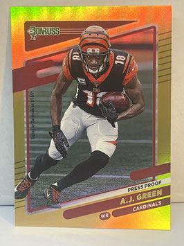 Ja`Marr Chase (Bengals) 2022 Panini Donruss Press Proof Premium #196