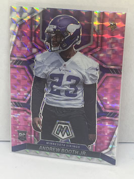 Andrew Booth Jr. (Vikings) 2022 Mosaic Pink Camo Prizm #386