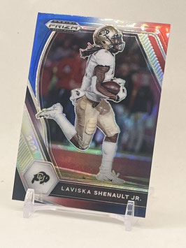 Laviska Shenault (Colorado/ Jaguars) 2021 Prizm Draft Red White Blue #63