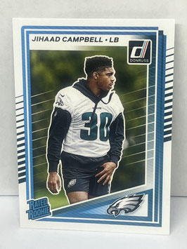 Jihaad Campbell (Eagles) 2025 Donruss Rated Rookie #343
