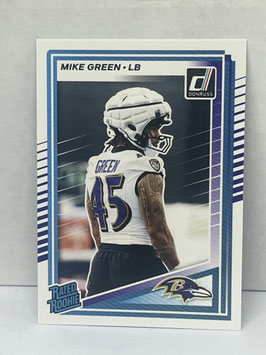 Mike Green (Ravens) 2025 Donruss Rated Rookie #397