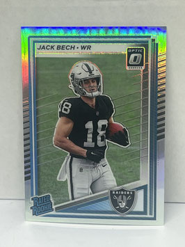 Jack Bech (Raiders) 2025 Donruss Donruss Optic Rated Rookie Holo Silver Preview #320
