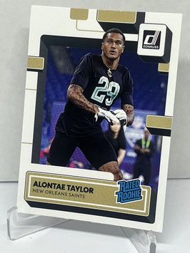 Alontae Taylor (Saints) 2022 Donruss Rated Rookie #373