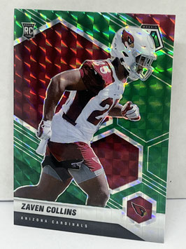 Zaven Collins (Cardinals) 2021 Mosaic Green Mosaic Prizm #363