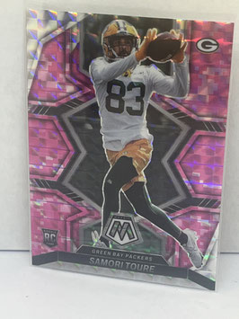 Samori Toure (Packers) 2022 Mosaic Pink Camo Prizm #357