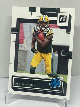 Romeo Doubs (Packers) 2022 Donruss Rated Rookie #335