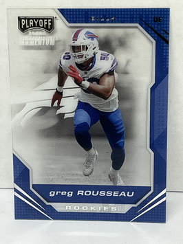 Greg Rousseau (Bills) 2021 Chronicles Playoff Momentum #PMR-36