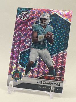 Tua Tagovailoa (Dolphins) 2021 Mosaic AFC Pink Camo Prizm #228