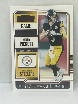 Kenny Pickett (Pitt/ Steelers) 2023 Contenders Ticket Red #83