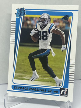 Terrace Marshall Jr. (Panthers) 2021 Donruss Rated Rookie #266