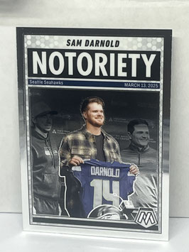Sam Darnold (Seahawks) 2025 Mosaic Notoriety #9