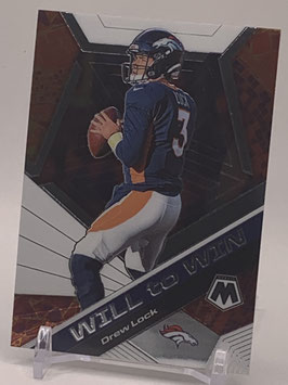 Drew Lock (Broncos) 2020 Mosaic Will to Win #WW17