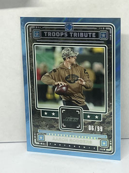 Aaron Rodgers (Jets) 2024 Photogenic Troops Tribute Blue #6
