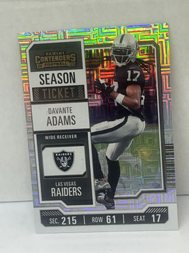Davante Adams (Raiders) 2023 Contenders Hobby#53