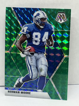 Herman Moore (Lions) 2020 Mosaic Green Camo Prizm #78