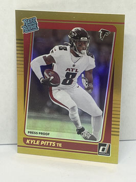 Kyle Pitts (Falcons) 2021 Panini Donruss Press Proof Premium #260