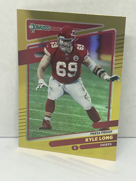 Kyle Long (Chiefs) 2021 Panini Donruss Press Proof Premium #123