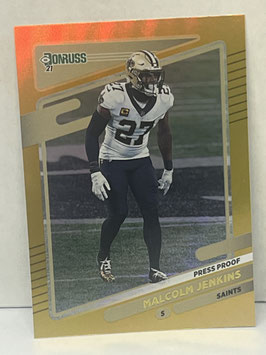 Malcolm Jenkins (Saints) 2021 Donruss Press Proof Premium #98