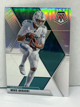 Mike Gesicki (Dolphins) 2020 Mosaic Silver Prizm #125