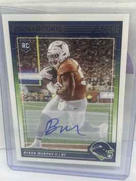 Byron Murphy (Texas/ Seahawks) 2024 Score Rookie Autograph #317