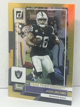 Josh Jacobs (Raiders) Panini Donruss Press Proof Premium #85
