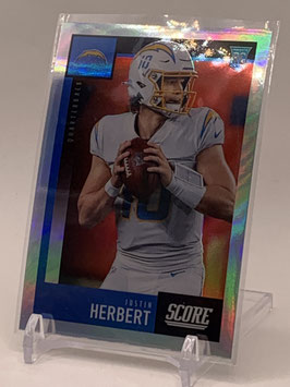 Justin Herbert (Chargers) 2020 Chronicles Score Silver Prizm #443