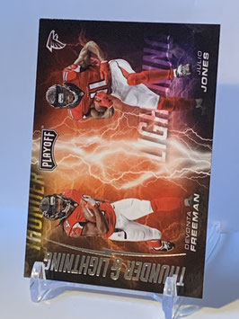 Julio Jones/ Devonta Freeman (Falcons) 2017 Playoff Thunder & Lightning #2