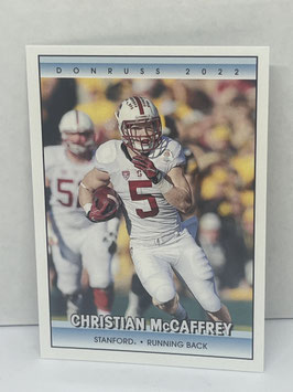 Christian McCaffrey (Stanford/ 49ers) 2022 Chronicles Draft Donruss #4