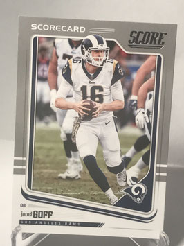 Jared Goff (Rams) 2018 Score Scorecard #166