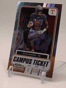 Alvin Kamara (Tennesse/ Saints) 2021 Contenders Draft Picks Campus Ticket #51