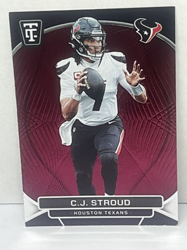 CJ Stroud (Texans) 2024 Totally Certified Purple Mirror #33