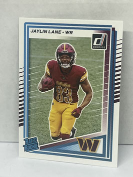 Jaylin Lane (Commanders) 2025 Donruss Rated Rookie #335
