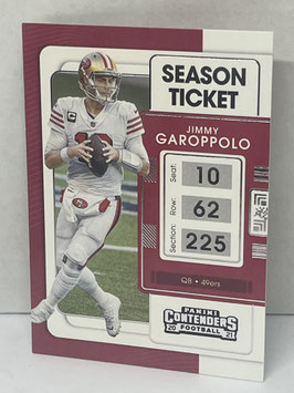 Jimmy Garoppolo (49ers) 2021 Contenders #88