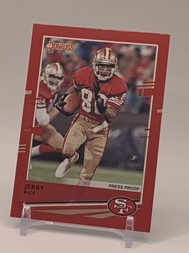 Jerry Rice (49ers) 2020 Donruss Press Proof Red #18