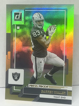 Darren Waller (Raiders) Panini Donruss Press Proof Premium #283