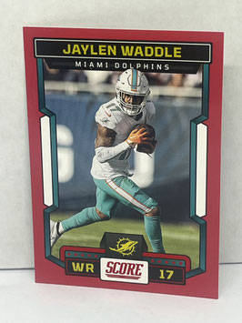 Jaylen Waddle (Dolphins) 2023 Score Red #274