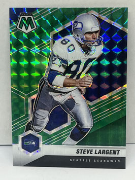 Steve Largent (Seahawks) 2021 Mosaic Green Mosaic Prizm #180
