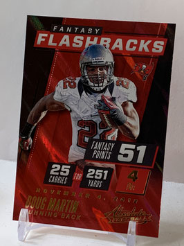 Doug Martin (Buccaneers) 2017 Absolute Fantasy Flashbacks #4