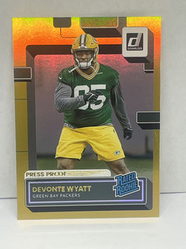 Devonte Wyatt (Packers) 2022 Panini Donruss Press Proof Premium #360