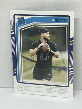 Devin Leary (Ravens) 2024 Donruss Rated Rookie #329