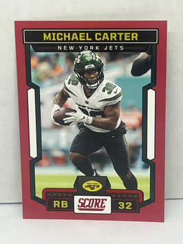 Michael Carter (Jets) 2023 Score Red #289