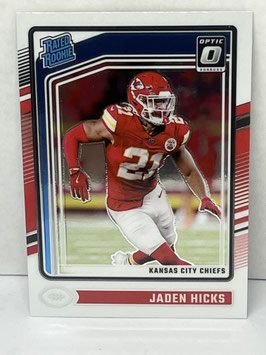 Jaden Hicks (Chiefs) 2024 Donruss Optic Rated Rookie #237