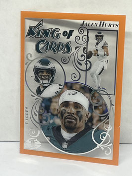 Jalen Hurts (Eagles) 2023 Illusions King of Cards Orange #8