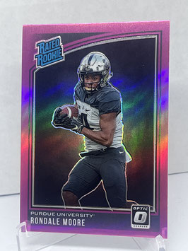 Rondale Moore (Purdue/ Cardinals) 2021 Chronicles Draft Rated Rookie Pink Prizm #214
