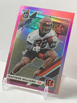 Trayveon Williams (Bengals) 2019 Donruss Optic Pink Prizm #143