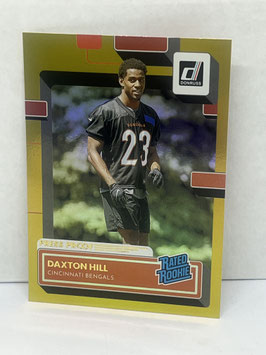 Daxton Hill (Bengals) 2022 Donruss Premium Rated Rookie #362